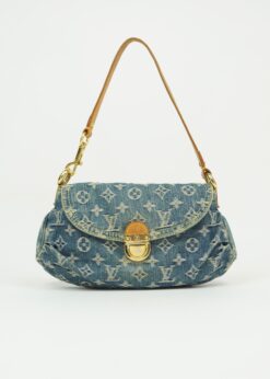 LOUIS VUITTON DENIM PLEATY BAG