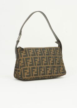 Alternative view of FENDI ZUCCA SHOULDER BAG
