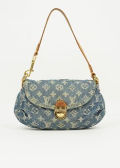 LOUIS VUITTON DENIM PLEATY BAG