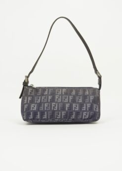 FENDI DENIM ZUCCA SHOULDER BAG