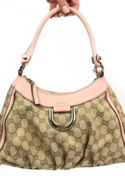 GUCCI ABBEY MONOGRAM SHOULDER BAG