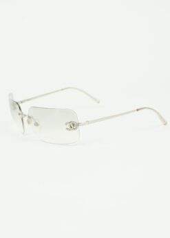 Alternative view of CHANEL RIMLESS RHINESTONE SUNGLASSES