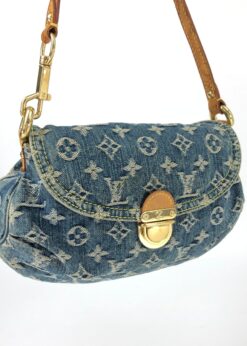 Alternative view of LOUIS VUITTON PLEATY DENIM SHOULDER BAG