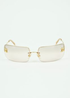 Alternative view of CHANEL RHINESTONE SUNGLASSES