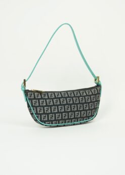 Alternative view of FENDI ZUCCA CRESCENT BAG