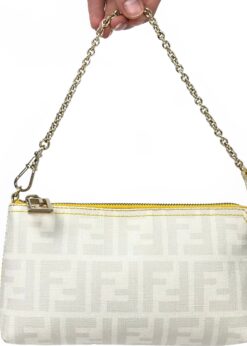FENDI ZUCCA CHAIN BAG
