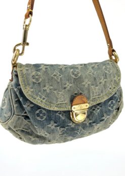 Alternative view of LOUIS VUITTON PLEATY DENIM SHOULDER BAG