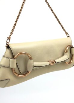 Alternative view of GUCCI HORSEBIT TOM FORD CHAIN LEATHER SHOULDER BAG