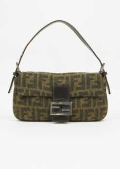 FENDI CASHMERE WOOL BAGUETTE