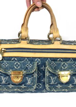 LOUIS VUITTON NEO SPEEDY DENIM BAG