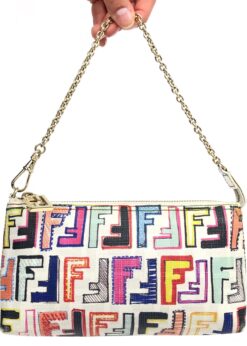 FENDI ZUCCA CHAIN BAG