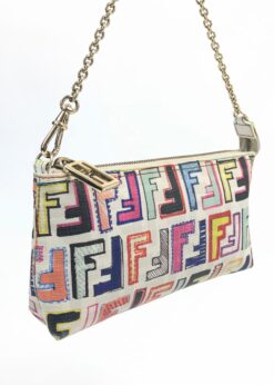 Alternative view of FENDI ZUCCA CHAIN BAG