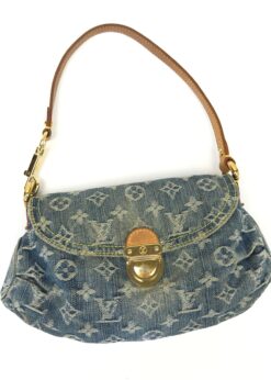 Alternative view of LOUIS VUITTON DENIM PLEATY SHOULDER BAG