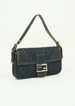 Alternative view of FENDI DENIM BAGUETTE