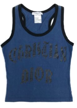 CHRISTIAN DIOR GOTHIC PRINT TOP
