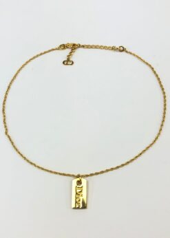 Alternative view of CHRISTIAN DIOR TAG NECKLACE