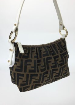 Alternative view of FENDI ZUCCA SHOULDER BAG