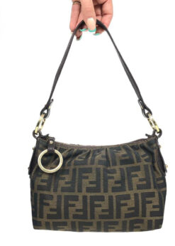 FENDI ZUCCA SHOULDER BAG