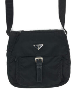 PRADA NYLON BUCKLE CROSSBODY BAG