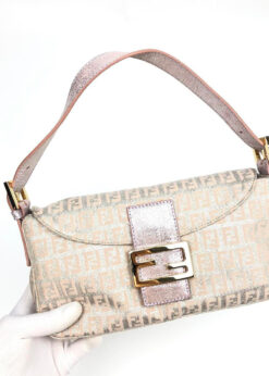 Alternative view of FENDI ZUCCA SHOULDER BAG