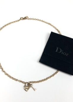 Alternative view of CHRISTIAN DIOR PADLOCK NECKLACE