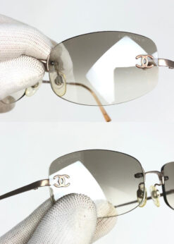 Alternative view of CHANEL RIMLESS SUNGLASSES