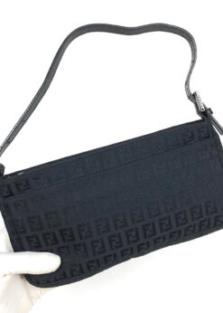 Alternative view of FENDI ZUCCA SHOULDER BAG