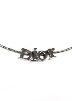CHRISTIAN DIOR SPELL-OUT NECKLACE