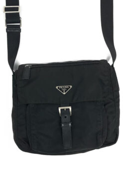 PRADA NYLON BUCKLE CROSSBODY BAG