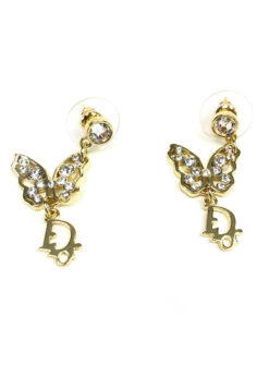 CHRISTIAN DIOR MONOGRAM EARRINGS