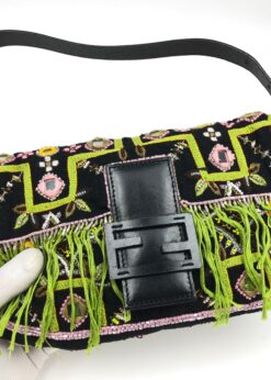 Alternative view of FENDI BEADED BAGUETTE SHOULDER BAG