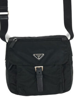PRADA NYLON BUCKLE CROSSBODY BAG