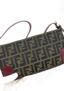 Alternative view of FENDI ZUCCA SHOULDER BAG