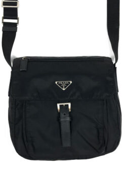 PRADA NYLON BUCKLE CROSSBODY BAG