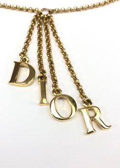 Alternative view of CHRISTIAN DIOR SPELL-OUT NECKLACE