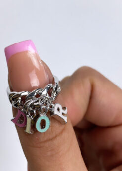Alternative view of CHRISTIAN DIOR SPELL-OUT RING