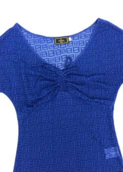 Alternative view of FENDI ZUCCA SHEER TOP