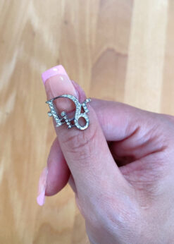 DIOR JEWELLED MONOGRAM RING