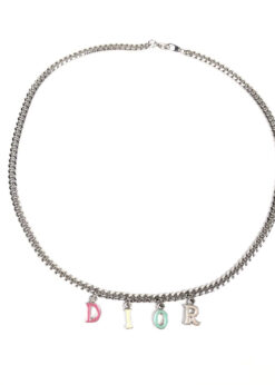 Alternative view of CHRISTIAN DIOR SPELL-OUT NECKLACE