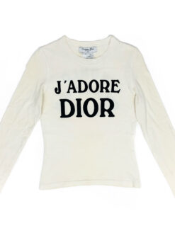CHRISTIAN DIOR ‘J’ADORE DIOR’ LONG SLEEVE TOP