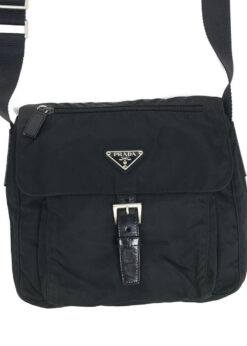 PRADA NYLON BUCKLE CROSSBODY BAG