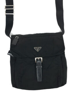 PRADA NYLON BUCKLE CROSSBODY BAG