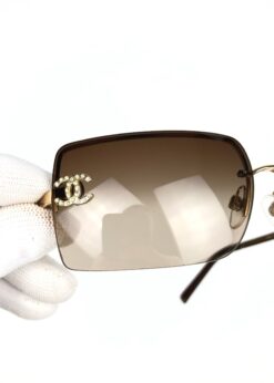 Alternative view of CHANEL RIMLESS SUNGLASSES