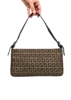 FENDI ZUCCA SHOULDER BAG