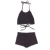 FENDI HALTER TOP AND SHORTS