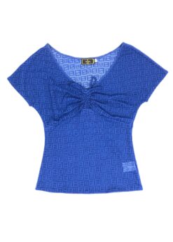 FENDI ZUCCA SHEER TOP