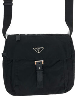 PRADA NYLON BUCKLE CROSSBODY BAG