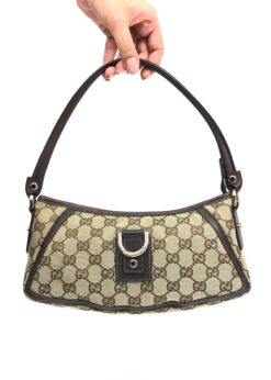 GUCCI MONOGRAM SHOULDER BAG