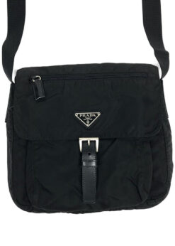 PRADA NYLON BUCKLE CROSSBODY BAG