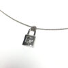 CHRISTIAN DIOR PADLOCK NECKLACE